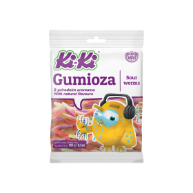 Ki-Ki gumioza - Sour worms 180g