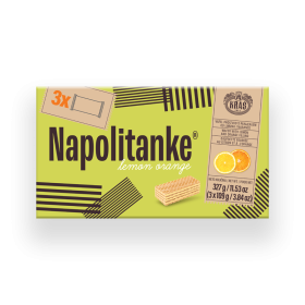 Napolitanke lemon orange 327g