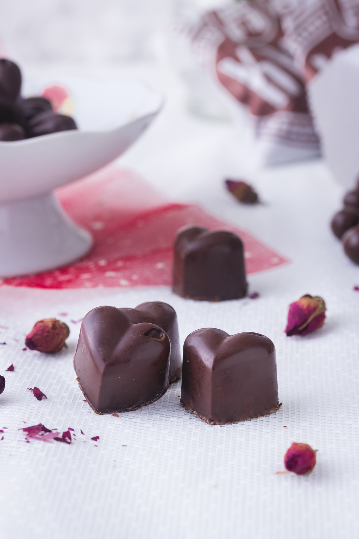 Praline punjene Kraševim čokoladnim dražejama
